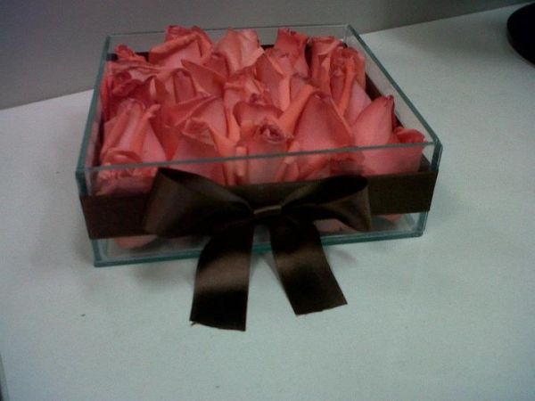 Arranjo com rosas